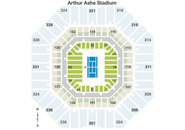Us Open Seating Chart