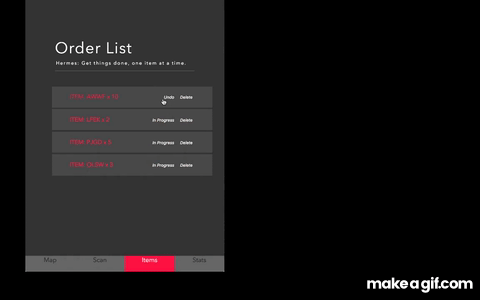 Order List on Make a GIF