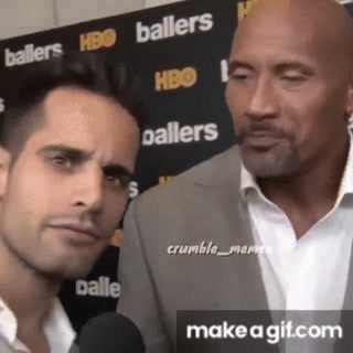 The Rock used the wrong emote (Original Meme) on Make a GIF