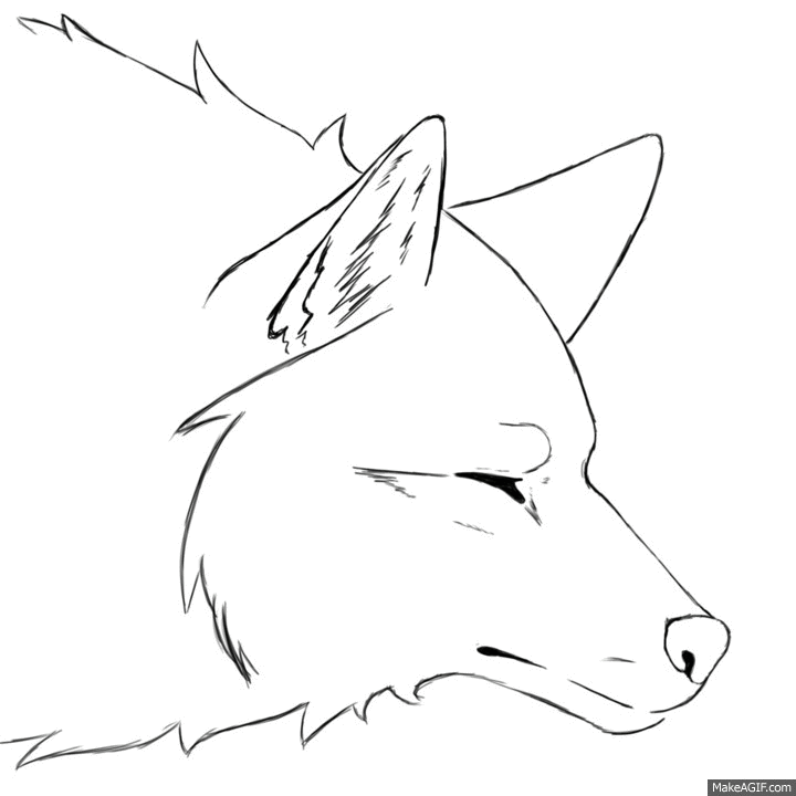Animated Wolf on Make a GIF