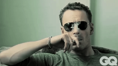 Michael Fassbender Covers 'GQ Magazine' (June, 2012) on Make a GIF