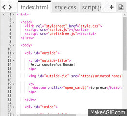 Cumple Roman on Make a GIF