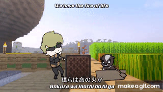 PewDiePie Minecraft Anime Opening on Make a GIF PewDiePie Minecraft Anime Opening on Make a GIF