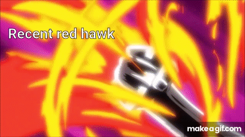one piece luffy red hawk gif