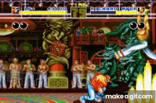 Fatal Fury: Wild Ambition (PlayStation) Arcade as Terry Bogard on Make a GIF