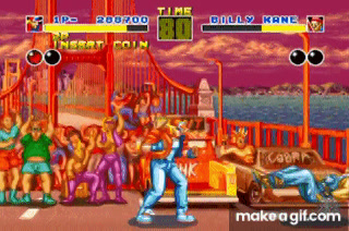 Fatal Fury: Wild Ambition (PlayStation) Arcade as Terry Bogard on Make a GIF