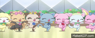 Jewelpet dance on Make a GIF