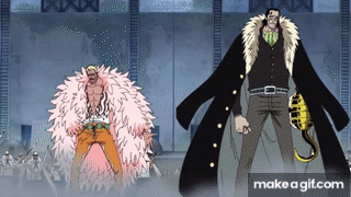 One Piece Doflamingo Clashes With Crocodile Hd English Dubbed On Make A Gif