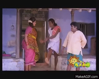 Goundamani Comedy - Rakkayikoil on Make a GIF