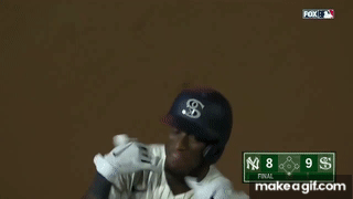 Tim Anderson hits a walk-off home run to win 2021 MLB Field of Dreams Game  on Make a GIF