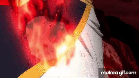 Natsu's Fire Dragon King Roar !! Wiped Out 973 people of Zeref's Army! on  Make a GIF
