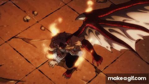 Fairy Tail Dragon Cry Natsu vs Animus Full fight HD on Make a GIF