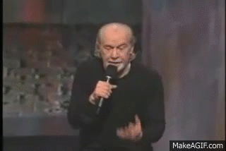 George Carlin --- Religion is Bullshit on Make a GIF.