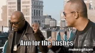 The Other Guys Jump, Aim for the Bushes