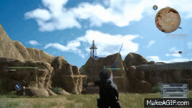 FINAL FANTASY XV 開発最新バージョン ゲームプレイ動画／ファイナルファンタジー15