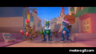 Dancing Raptor Gif Dancing Raptors From The Lego Movie 2 on Make a GIF