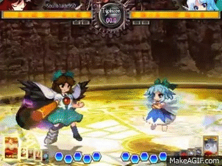 Touhou 12 3 Hisoutensoku Utsuho Reiuji S Spell Cards On Make A Gif