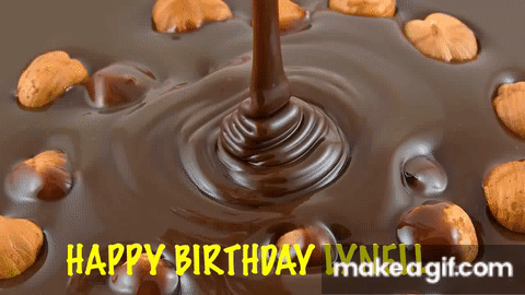Sparkling Chocolate Drip Cake GIF - Happy Birthday, Wife! | SuperbWishes
