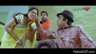 Attarintiki Daredi Comedy Scene || Baddam Baskar Sunanda Nilayam Entry  Scene - Brahmanandam on Make a GIF