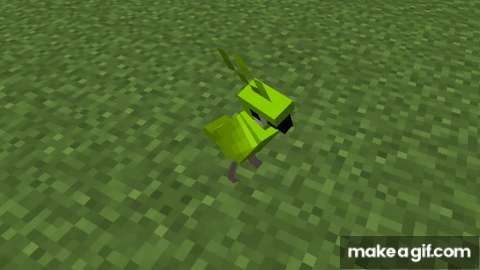 One Hour Of A Minecraft Parrot Dancing On Make A Gif