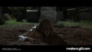 Zombie Crawling Out Of Grave Gif