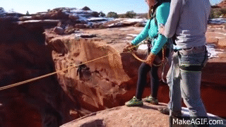 Boyfriend pushes Girlfriend off cliff - Insane Rope Swing on Make ...