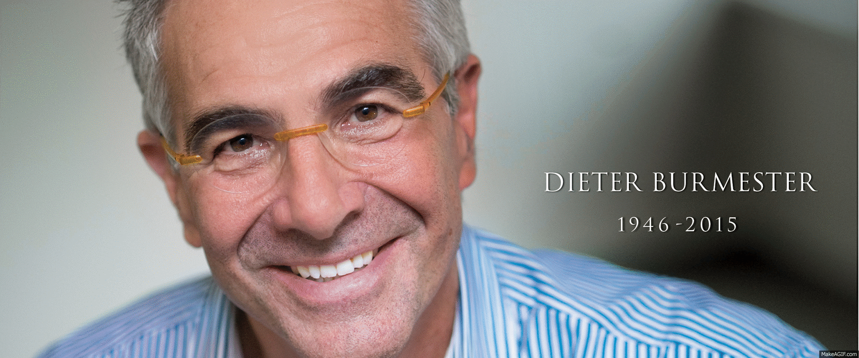 Remembering Dieter Burmester on Make a GIF