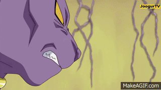 Champa Surprised Expression from Dragon Ball Super Anime / Manga