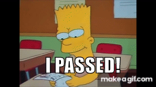Bart Revises For And Passes An Exam - The Simpsons 