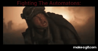Fighting Bots HellDivers 2 on Make a GIF