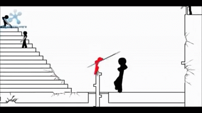 stickman fight SHOCK [ALL 3 PART] animated gif