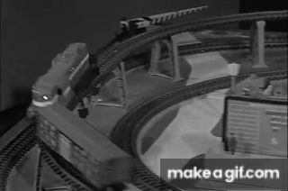 The Addams Family (1964) S01E01 - Train Crash Scene on Make a GIF