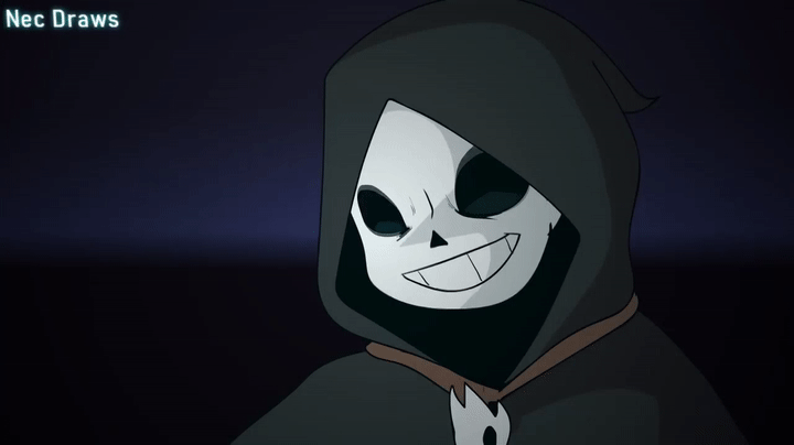 Reaper Sans Stop Poking After GIF