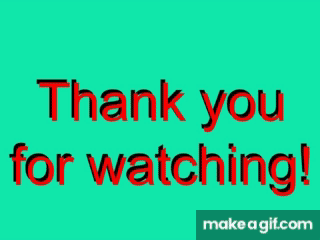 Thank You For Watching Gif On Make A Gif