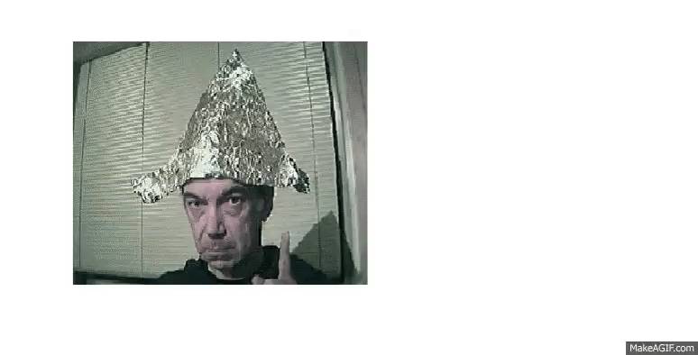 Tinfoil Hat on Make a GIF