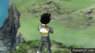 Goku y Vegeta vs Golden Freezer LATINO (Música original de la serie) on  Make a GIF
