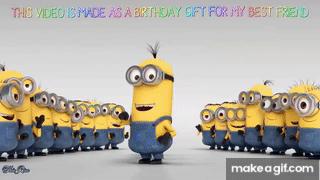 Happy Birthday Minions GIFs