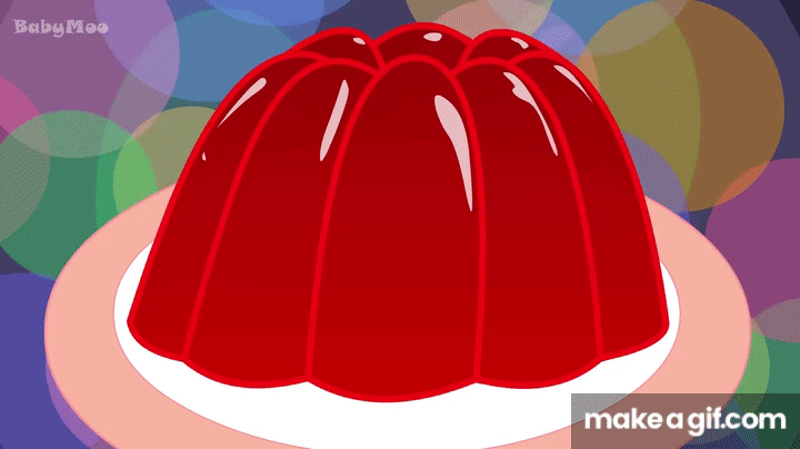 Jelly on a Plate | Nursery Rhymes for Kids | By BabyMoo on Make a GIF