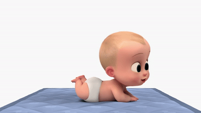 baby crawling animated gif