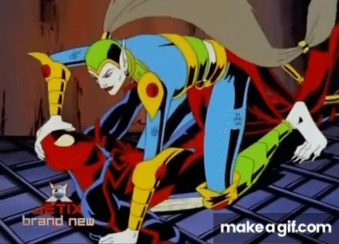 Spider-Man Unlimited - Lady Vermin Kiss Spider-Man on Make a GIF.