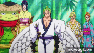 Zoro uses enma for the first time on Make a GIF