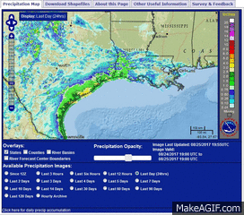 Hurricane Harvey - 2 Days on Make a GIF