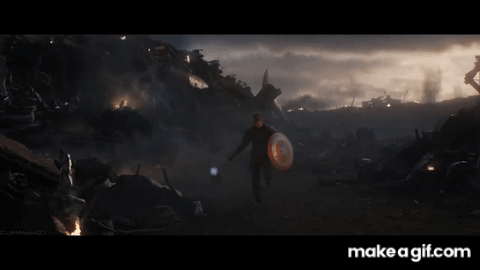 Captain America vs Thanos | Avengers: Endgame (2019) 4K on Make a GIF