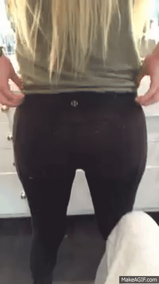 Twerking With Yoga Pants GIFs