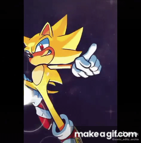 Archie Super Sonic Comic Animation on Make a GIF