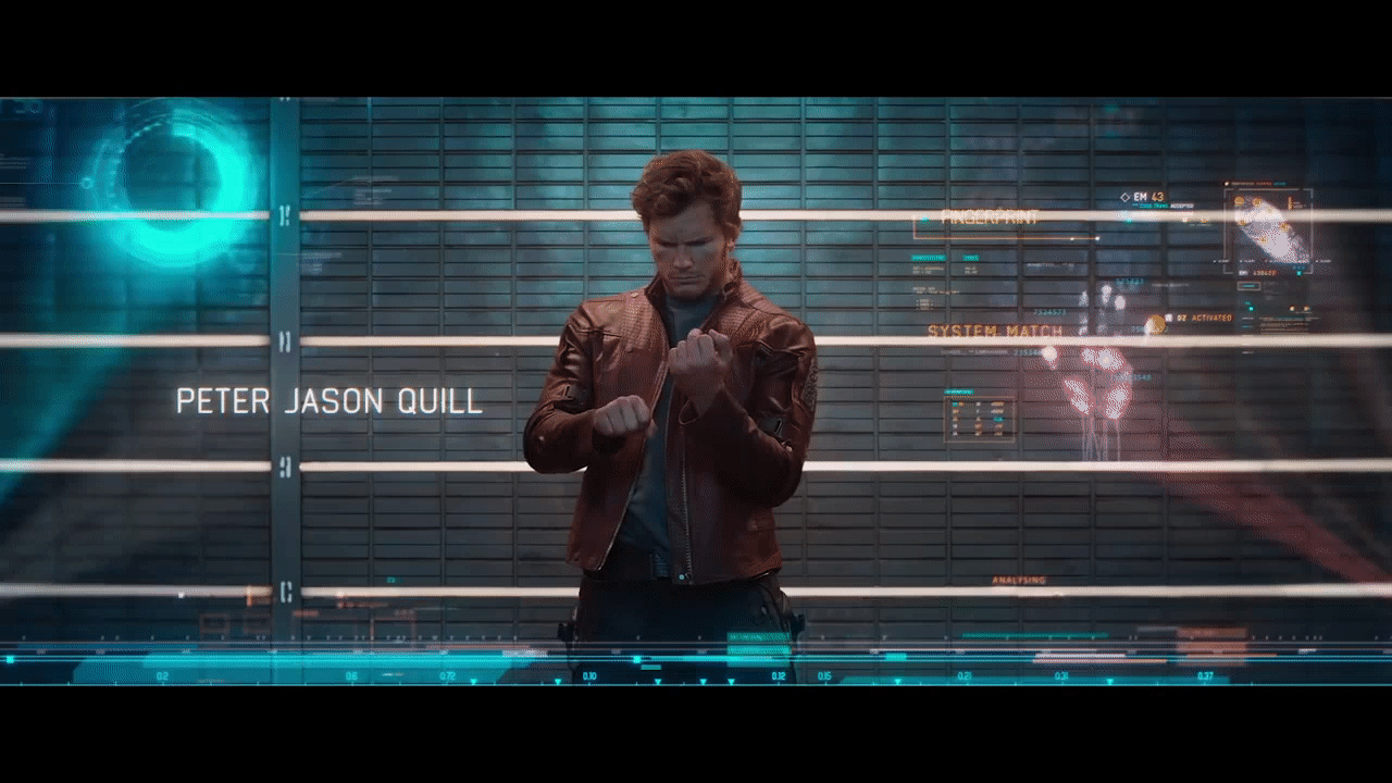guardians of the galaxy middle finger gif