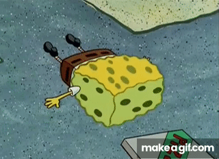SpongeBob crying on Make a GIF