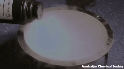 Making O2 Gif Liquid Oxygen (slow motion) - Periodic Table of Videos on Make a GIF