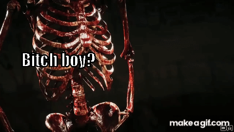 skeleton smoking cigarette gif Skeleton Smoking Meme Template☠️ on Make a GIF