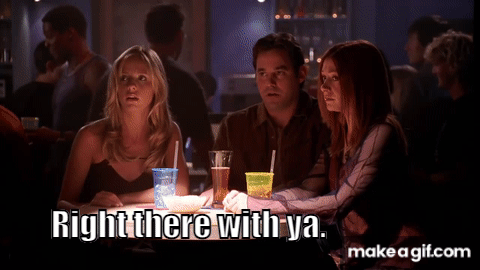 Dawn and R.J dancing at The Bronze - 7x06 Buffy the Vampire Slayer Scene on  Make a GIF